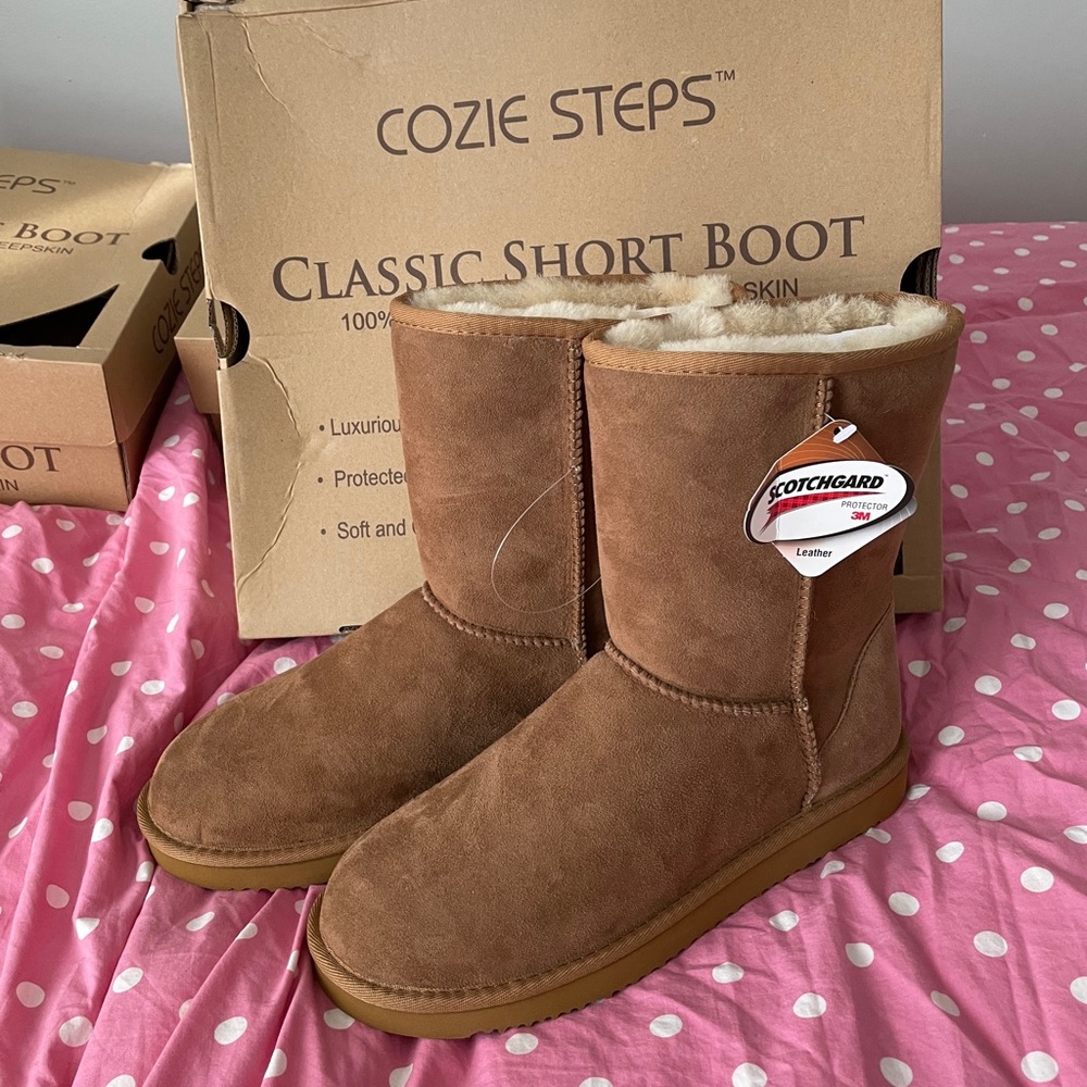 Australian sheepskin boots NEW chestnut 8 like UGG